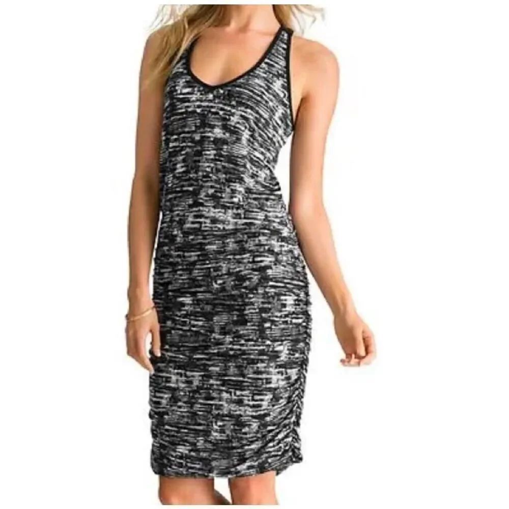 Athleta space dye racerback M soft Athleisure knit dress